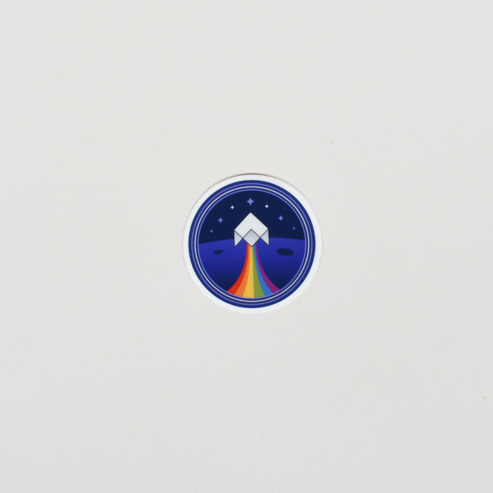 Rocket sticker