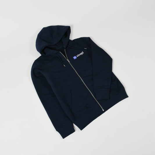 Dark blue hoodie