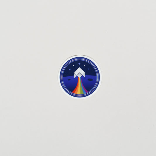 Rocket sticker